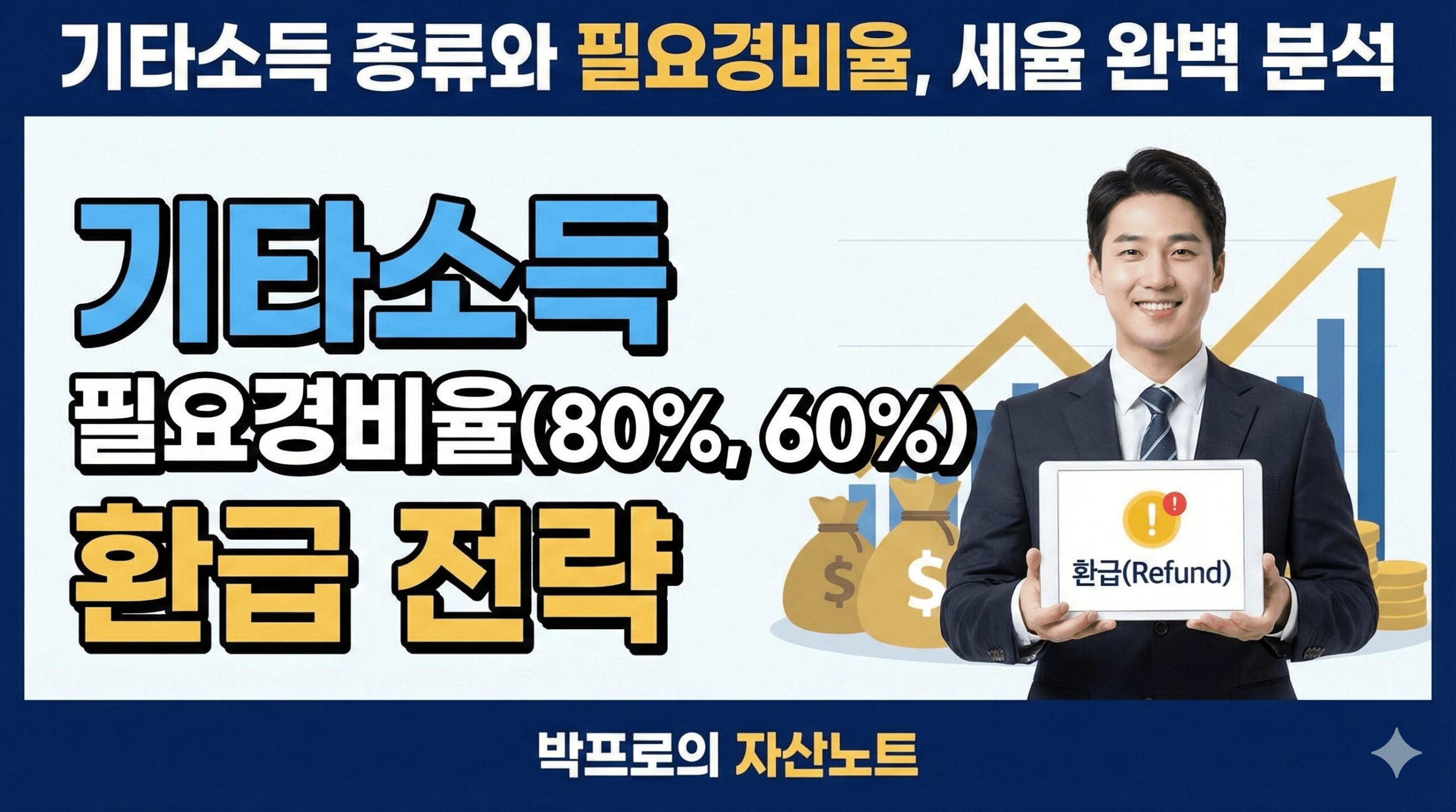 기타소득 필요경비율(80%, 60%) 및 종합소득세 환급 전략 썸네일